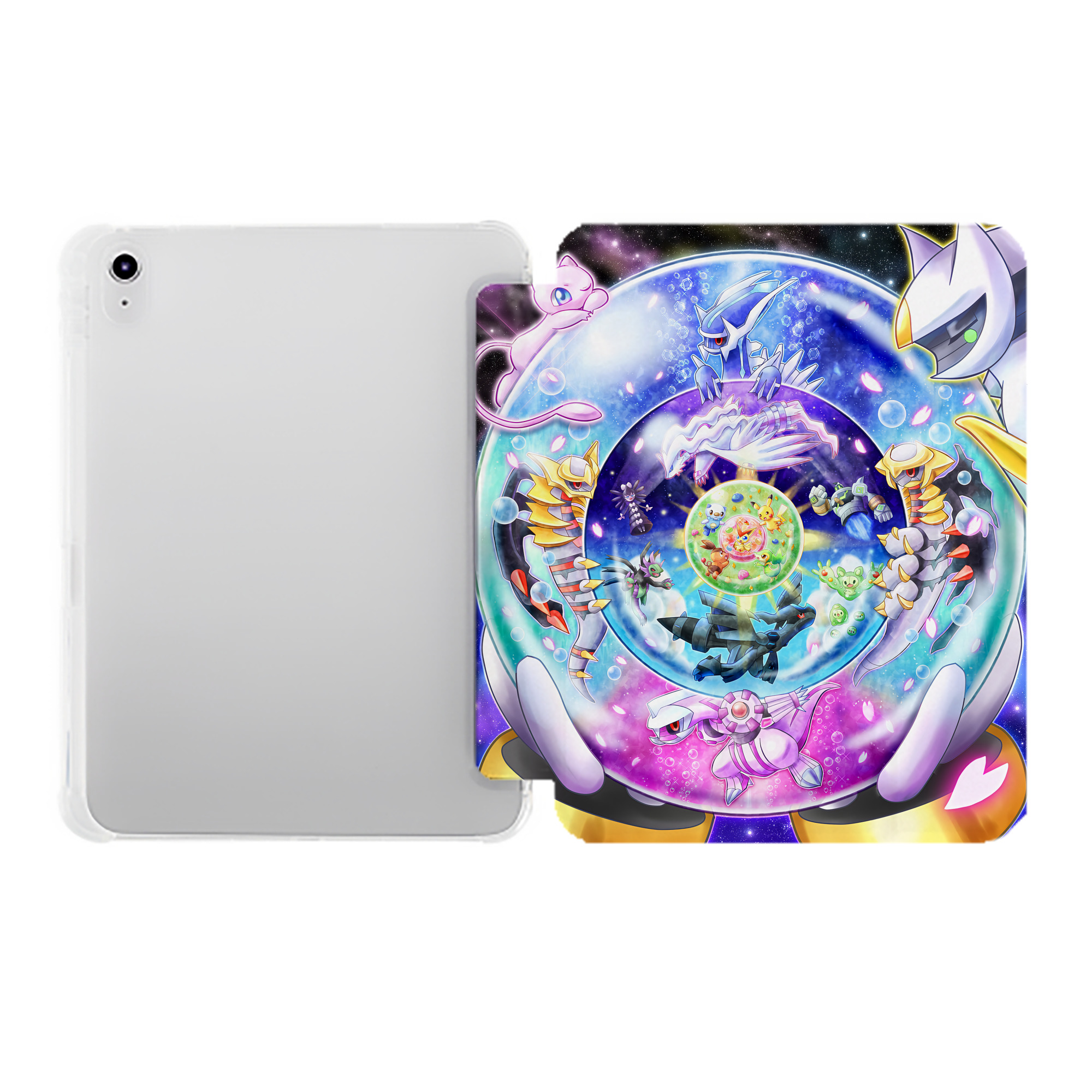 （画像用） ポケットモンスター Pokémon IPad ケース ペン収納付き 三つ折りスタンド PUレザー×シリコン 対応機種9.5/10.5/10.9インチ